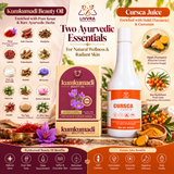 LIVVRA Kumkumadi Beauty Oil + Cursca Juice Combo 6