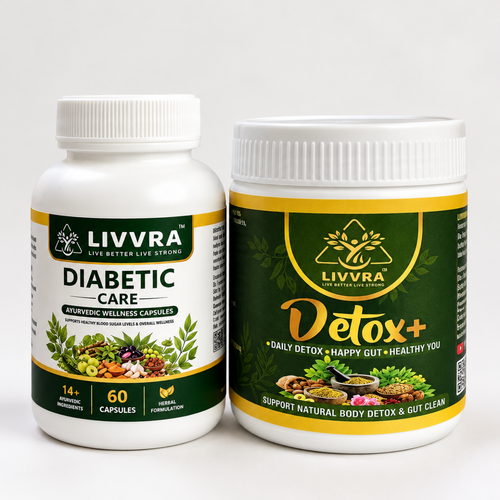 LIVVRA Fat 2 Fit + Detox+ Wellness Combo