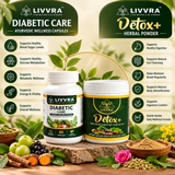 LIVVRA Fat 2 Fit + Detox+ Wellness Combo 3