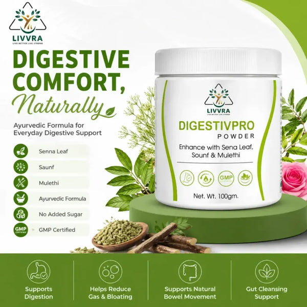 LIVVRA DigestivPro Powder — Gut Cleanse & Digestion (100g)