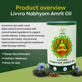 LIVVRA Nabhyam Amrit Oil – Ayurvedic Navel Care Oil (30ml) 3
