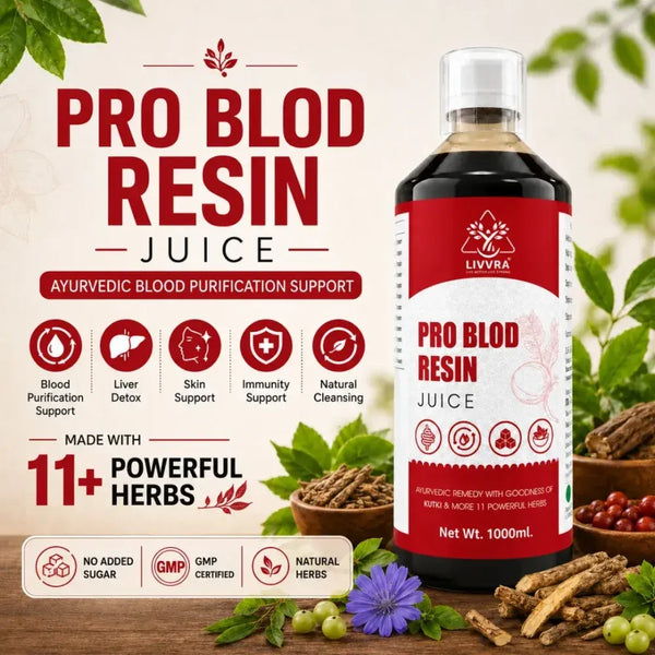 LIVVRA Pro Blod Resin Juice – Kutki Ayurvedic Wellness Drink (1000ml)