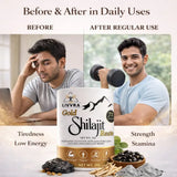 LIVVRA Gold Shilajit Resin – 75% Fulvic Acid | With Swarn Bhasma (20g) 5