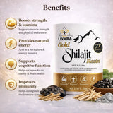 LIVVRA Gold Shilajit Resin – 75% Fulvic Acid | With Swarn Bhasma (20g) 7