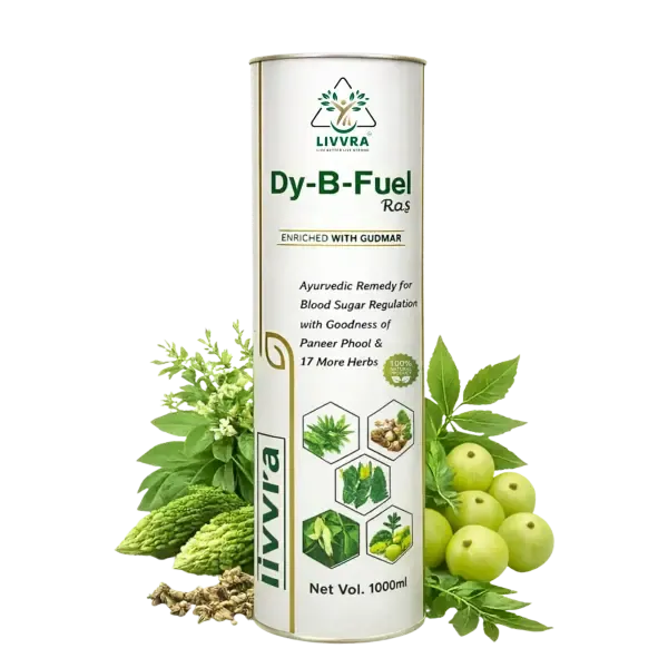 LIVVRA Dy-B-Fuel Ras – Ayurvedic Blood Sugar Support Syrup (1000ml)