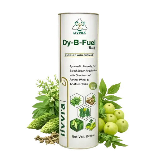 LIVVRA Dy-B-Fuel Ras – Ayurvedic Blood Sugar Support Syrup (1000ml)